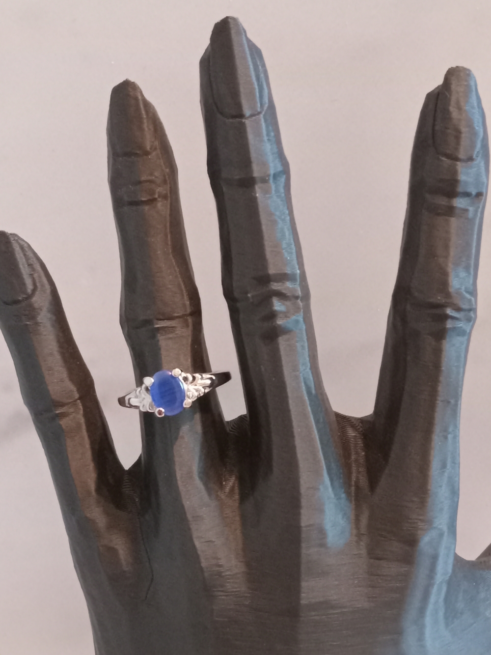 Blue Oval stone Ring